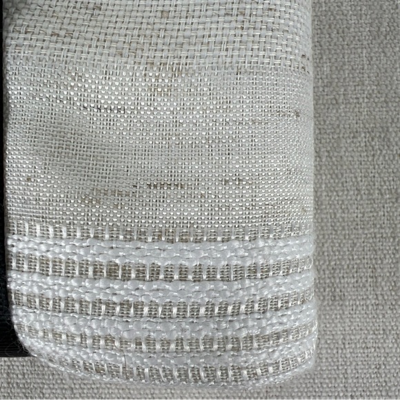 Ralph Lauren Dinner Napkins Cream and White Clemens Linen 20" x 20" Set of 6 NEW - Picture 4 of 7